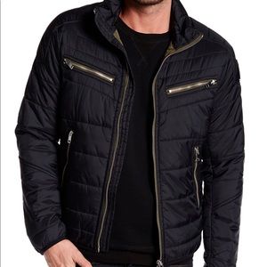 Diesel quilted zip jacket